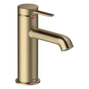 Iris servantkran i børstet bronse – varm og elegant finish med kaldstart og behagelig vannstråle.