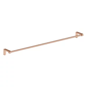 Zen Håndklestang Enkel - Børstet Kobber