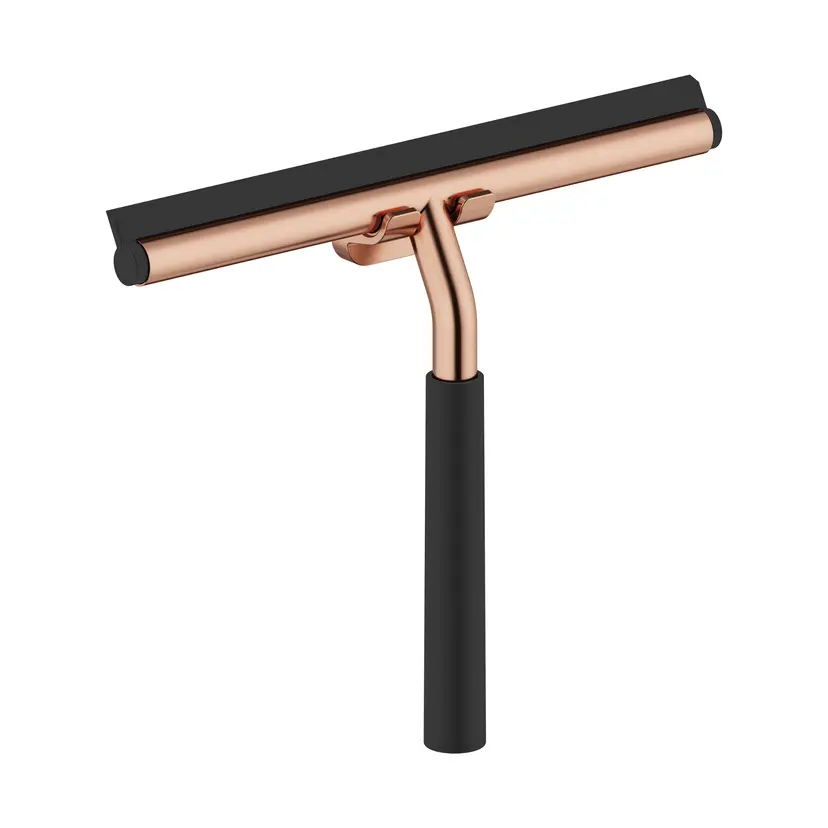 Zen Nal med brakett i børstet kobber til dusjvegger og speil.