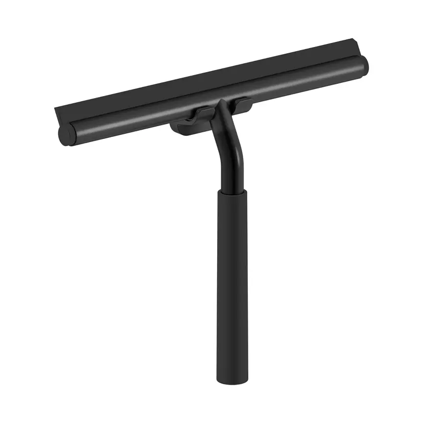 Zen Nal med brakett i sort matt til dusjvegger og speil.