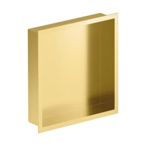 Zen nisjehylle 300x300 mm i børstet messing