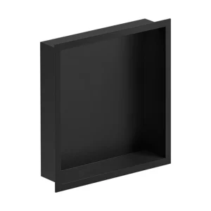 Zen nisjehylle 300x300 mm i sort matt