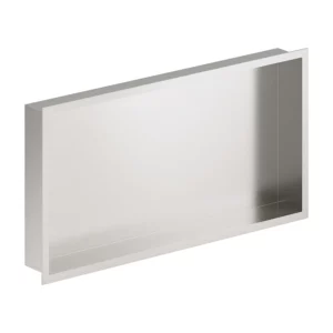 Zen nisjehylle 300x600mm i børstet stål,