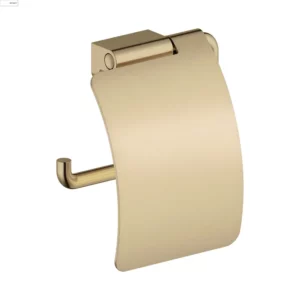 Zen Toalettrullholder med deksel - Børstet Bronse