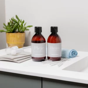 Pleiesett for alle servanter i Solid surface